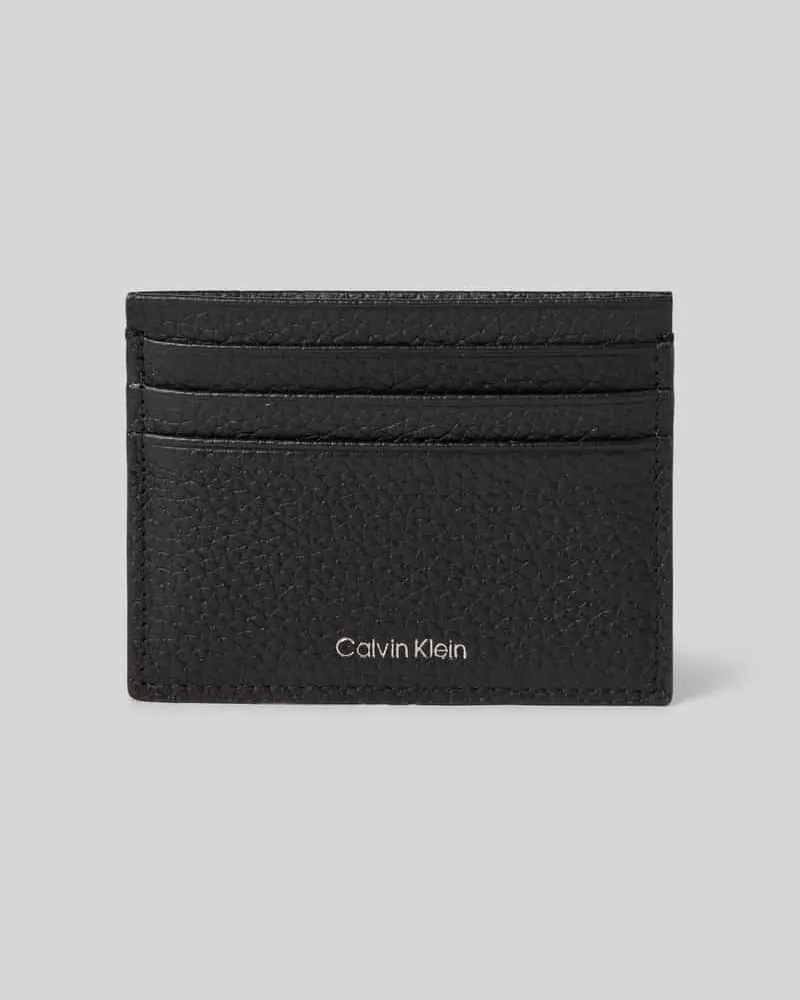 Calvin Klein Kartenetui mit Label-Detail Black
