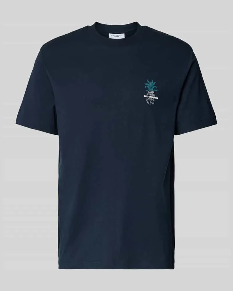 Marc O'Polo Oversized T-Shirt aus reiner Baumwolle Marine