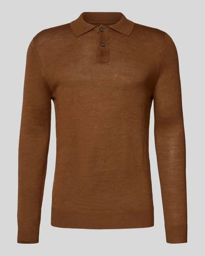Christian Berg Strickpullover mit Polokragen 