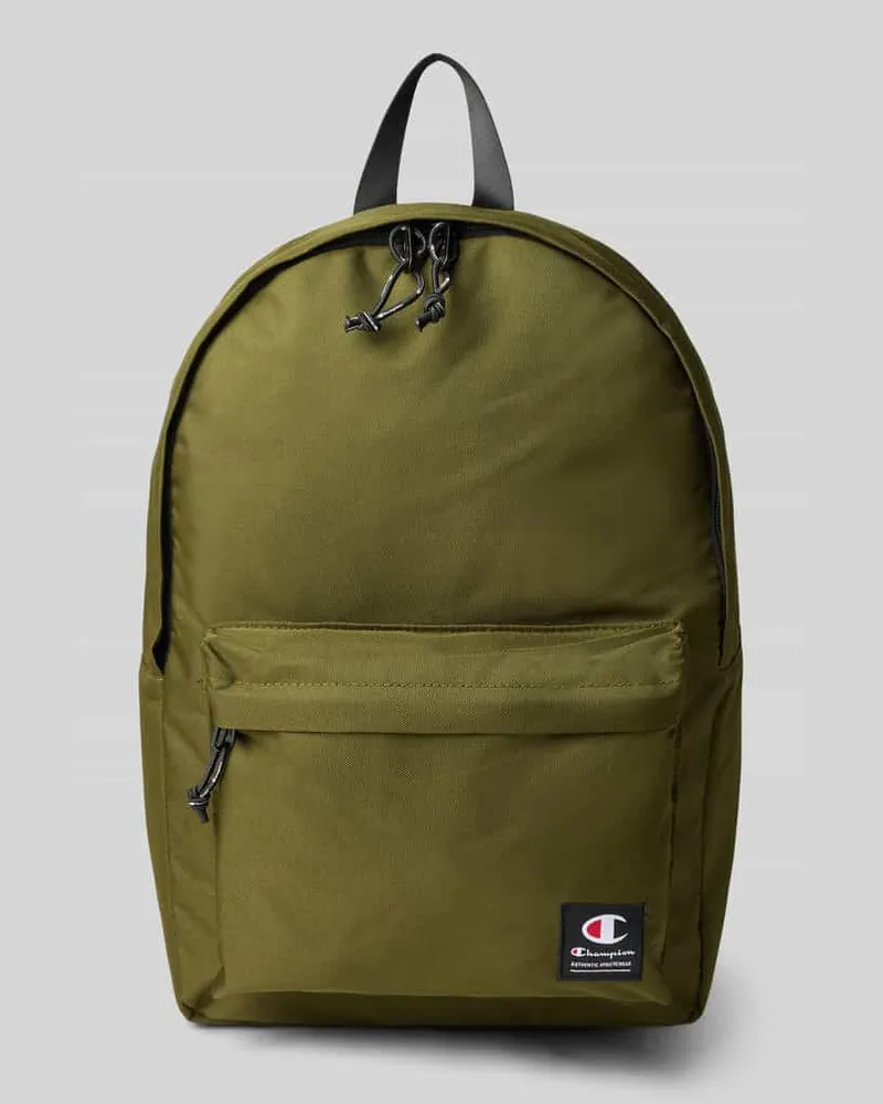Champion Rucksack mit Label-Patch Khaki