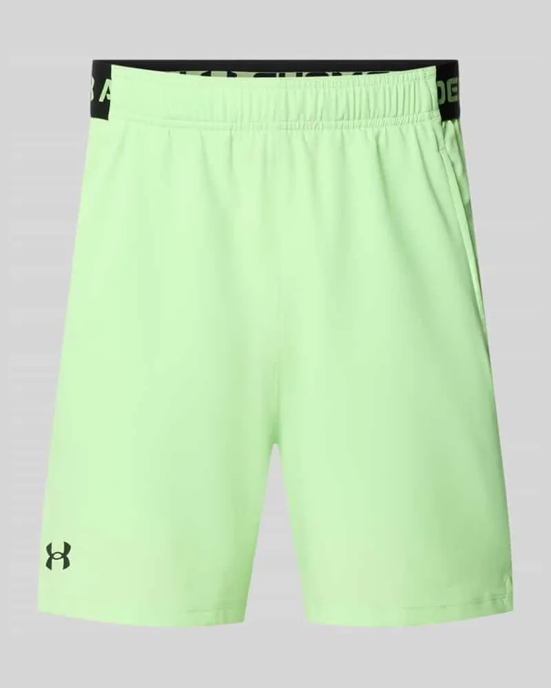 Under Armour Shorts mit elastischem Bund und Logo Neon