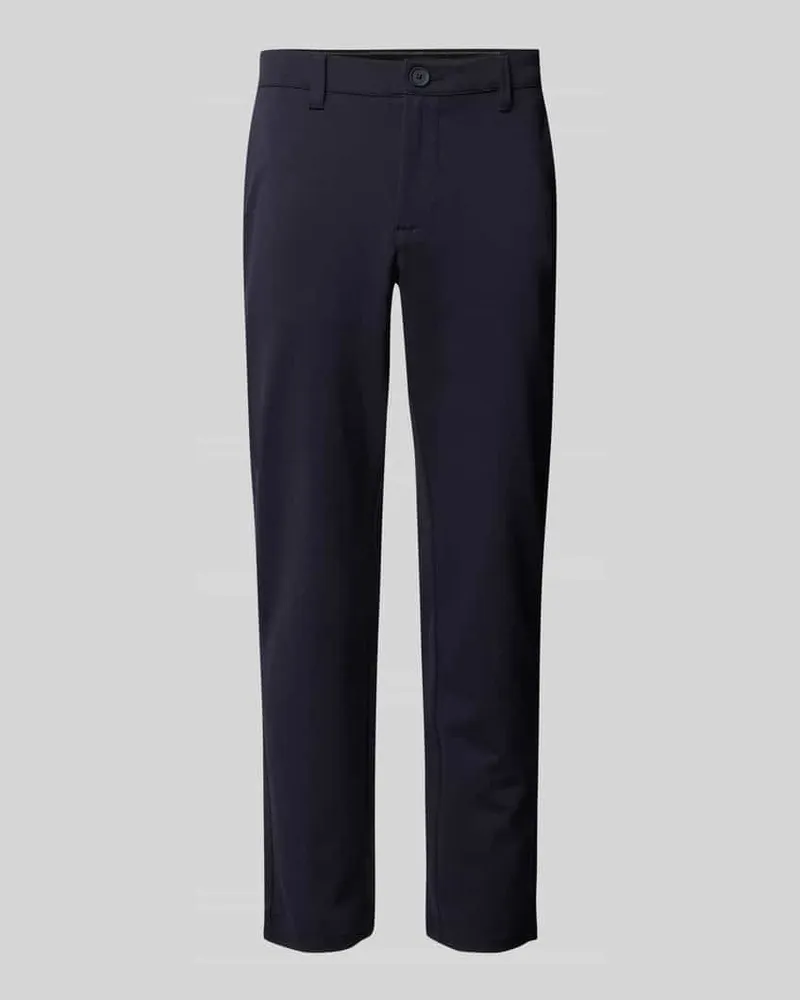 Only & Sons Slim Fit Stoffhose aus Viskose-Mix Modell 'MARK 