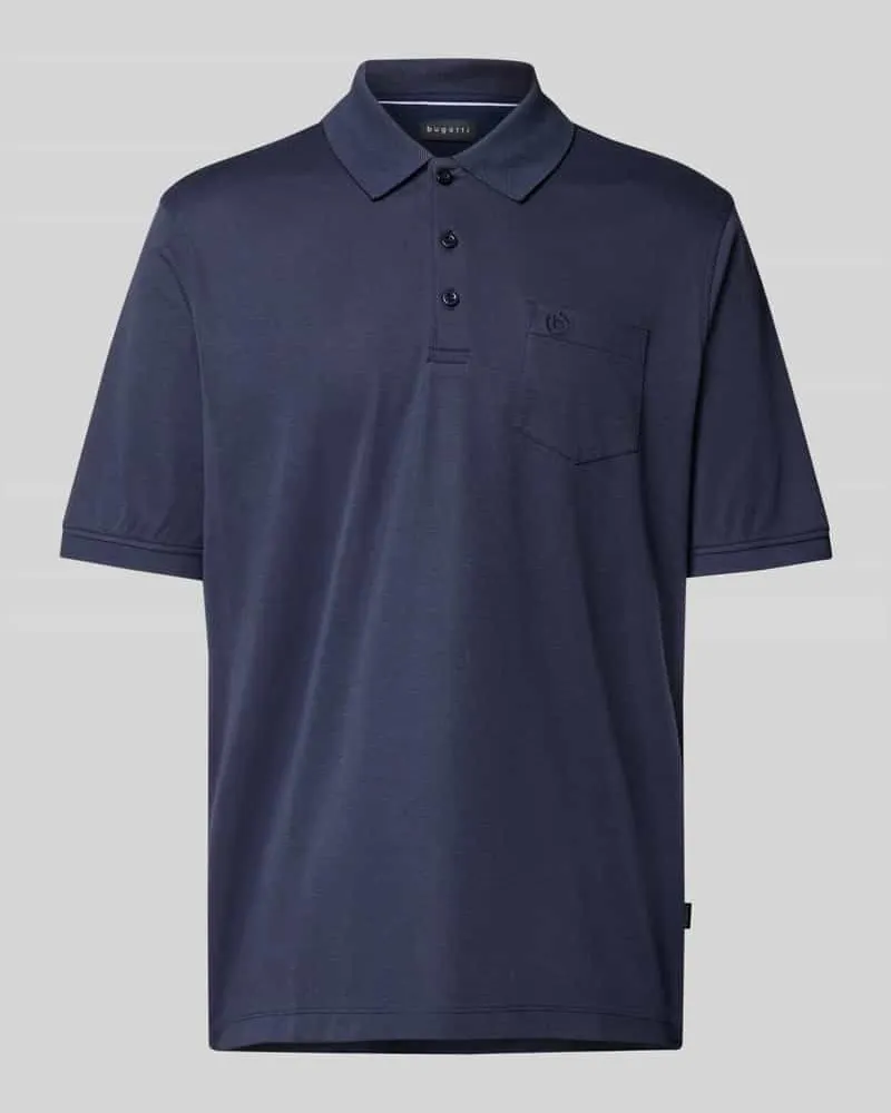 Bugatti Poloshirt mit Brusttasche 