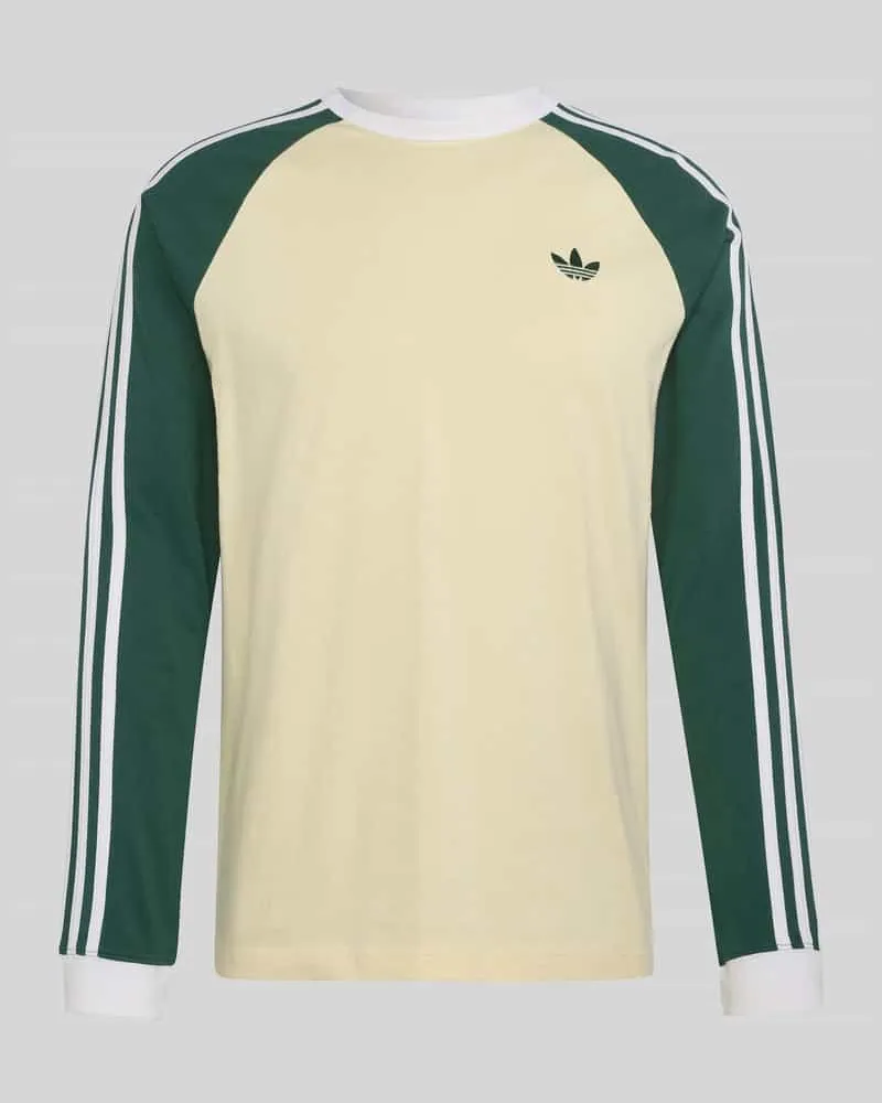 adidas Regular Fit T-Shirt aus reiner Baumwolle Offwhite
