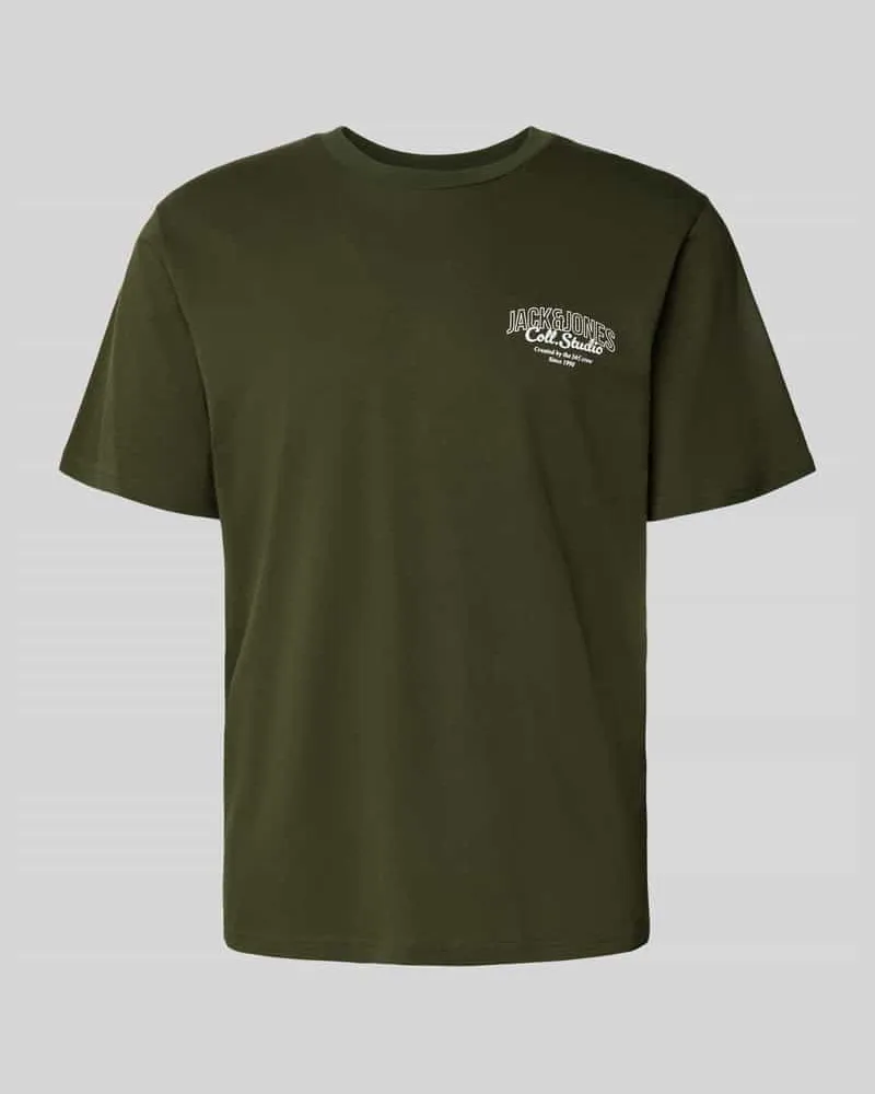 Jack & Jones T-Shirt mit Label-Print Modell 'MAKOTO 