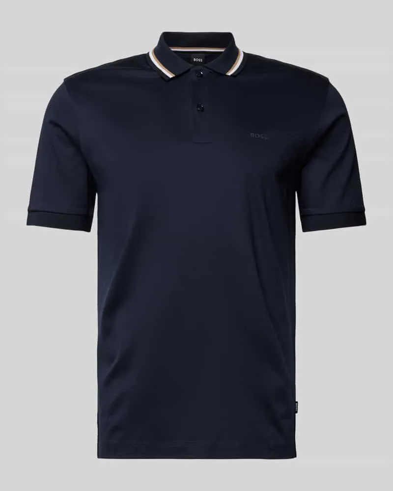 HUGO BOSS Poloshirt mit Label-Print Modell 'Penrose 