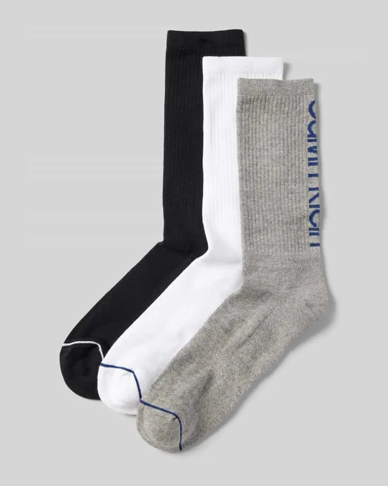 Calvin Klein Socken mit Label-Print im 3er-Pack 
