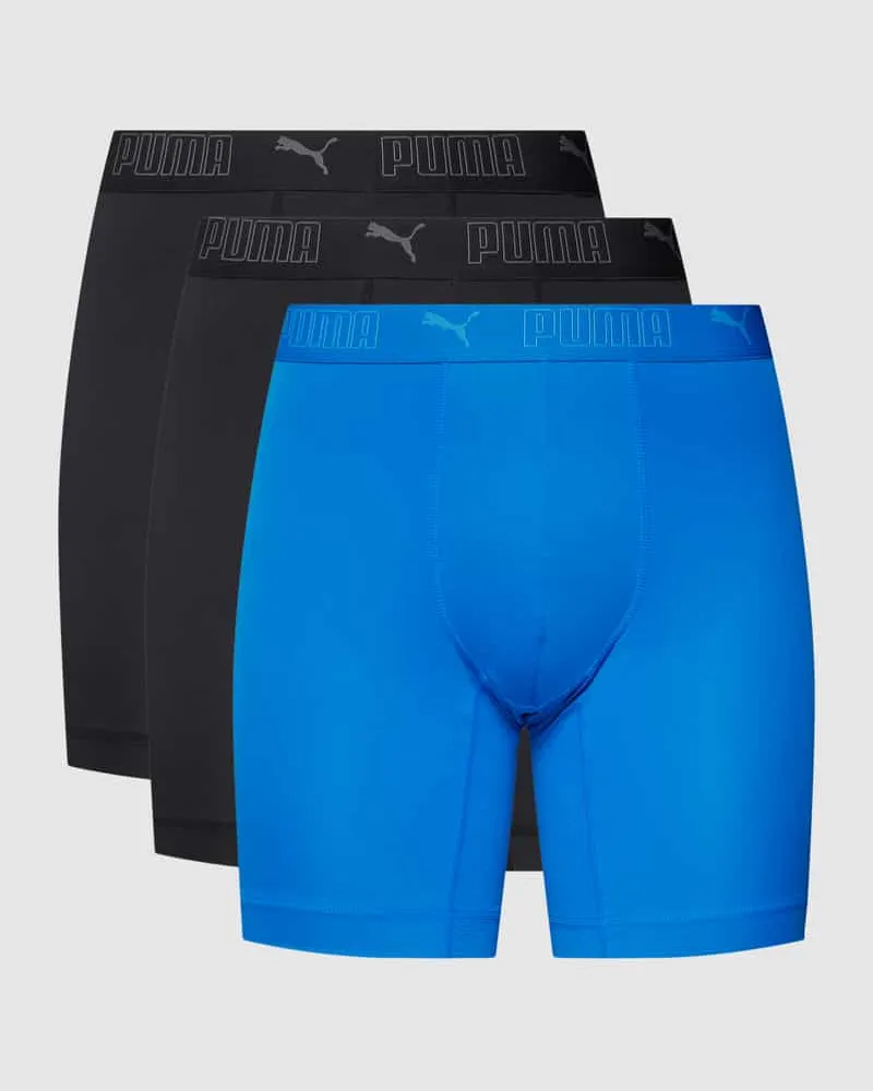 Puma Trunks mit elastischem Logo-Bund im 3er-Pack 