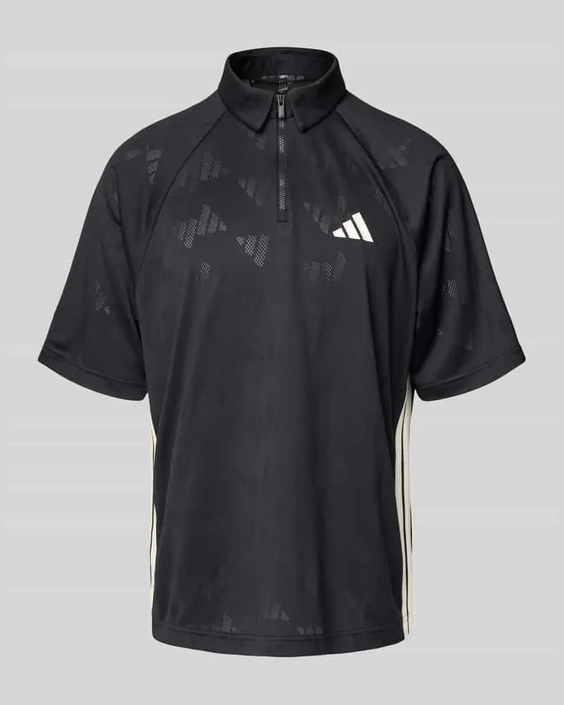 adidas Regular Fit Poloshirt mit Reißverschluss 