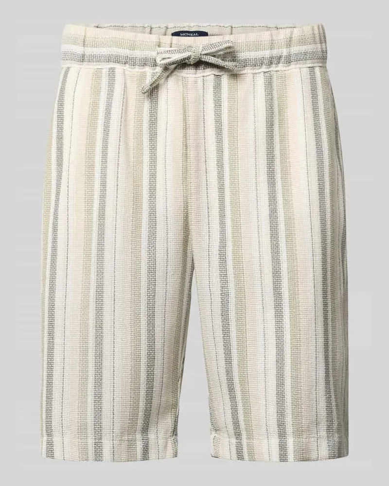 McNeal Shorts mit elastischem Bund und Eingrifftaschen Beige