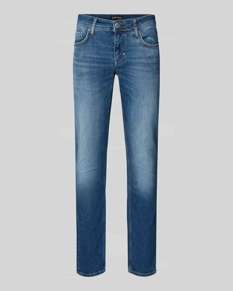 Antony Morato Tapered Fit Jeans im 5-Pocket-Design Hellblau