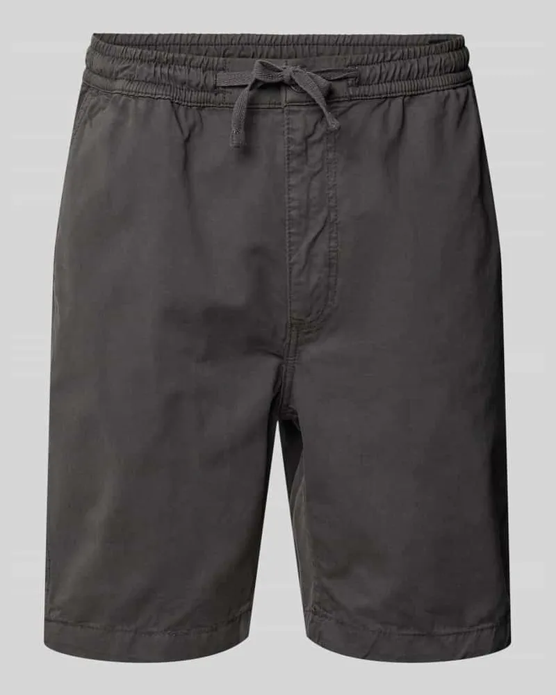 Alpha Industries Shorts mit elastischem Bund und Tunnelzug Anthrazit