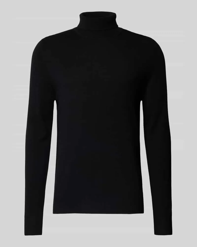 Christian Berg Rollkragenpullover aus Wolle-Kaschmir-Mix 