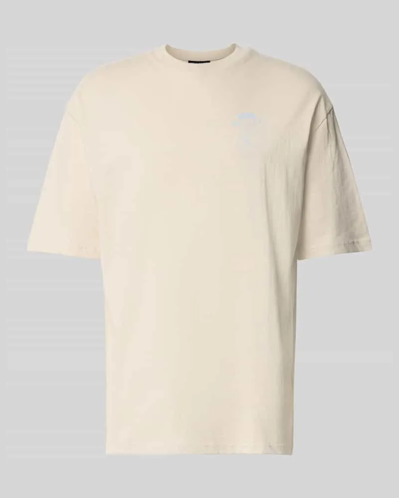 PEGADOR Oversized T-Shirt mit rückseitigem Print Modell 'Pedroche Offwhite