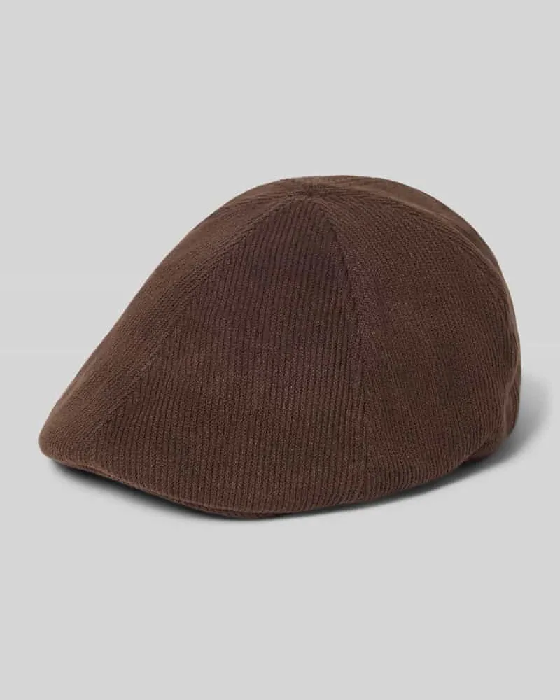 Müller Headwear Schiebermütze aus Cord Mittelbraun