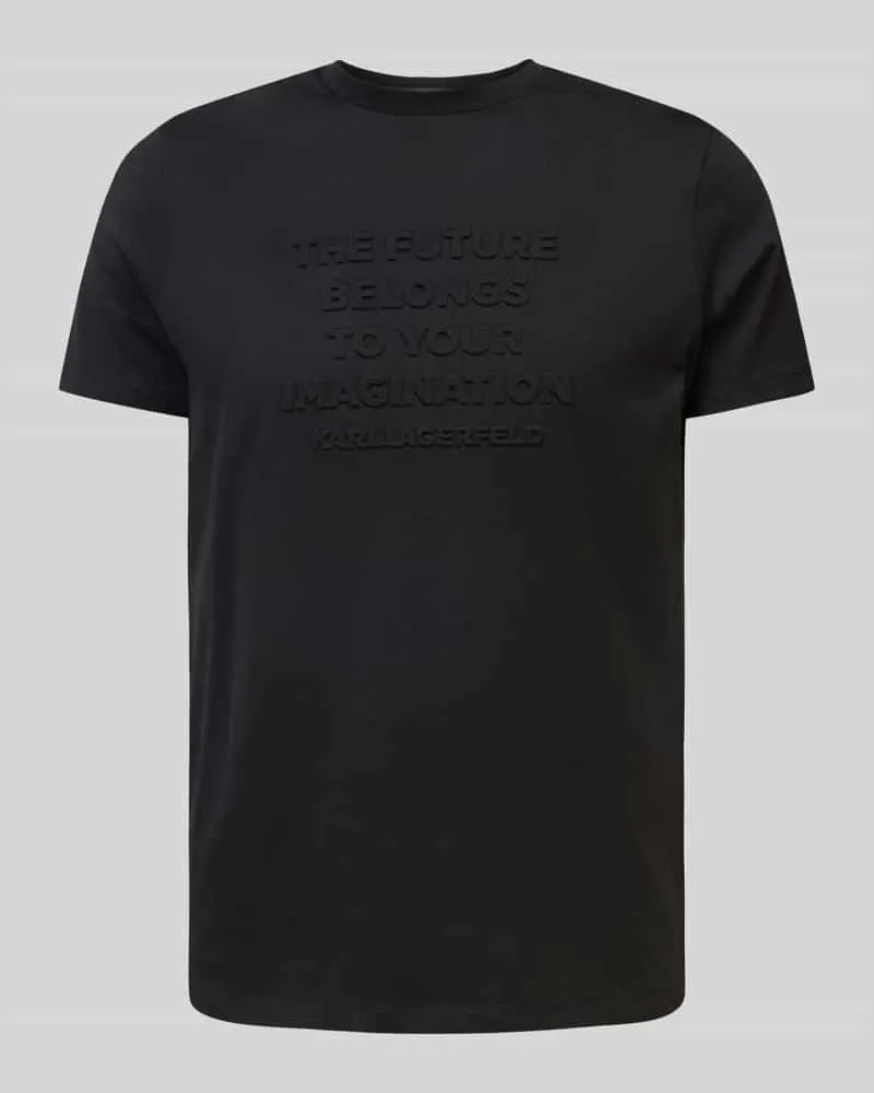 Karl Lagerfeld T-Shirt mit Label-Detail 