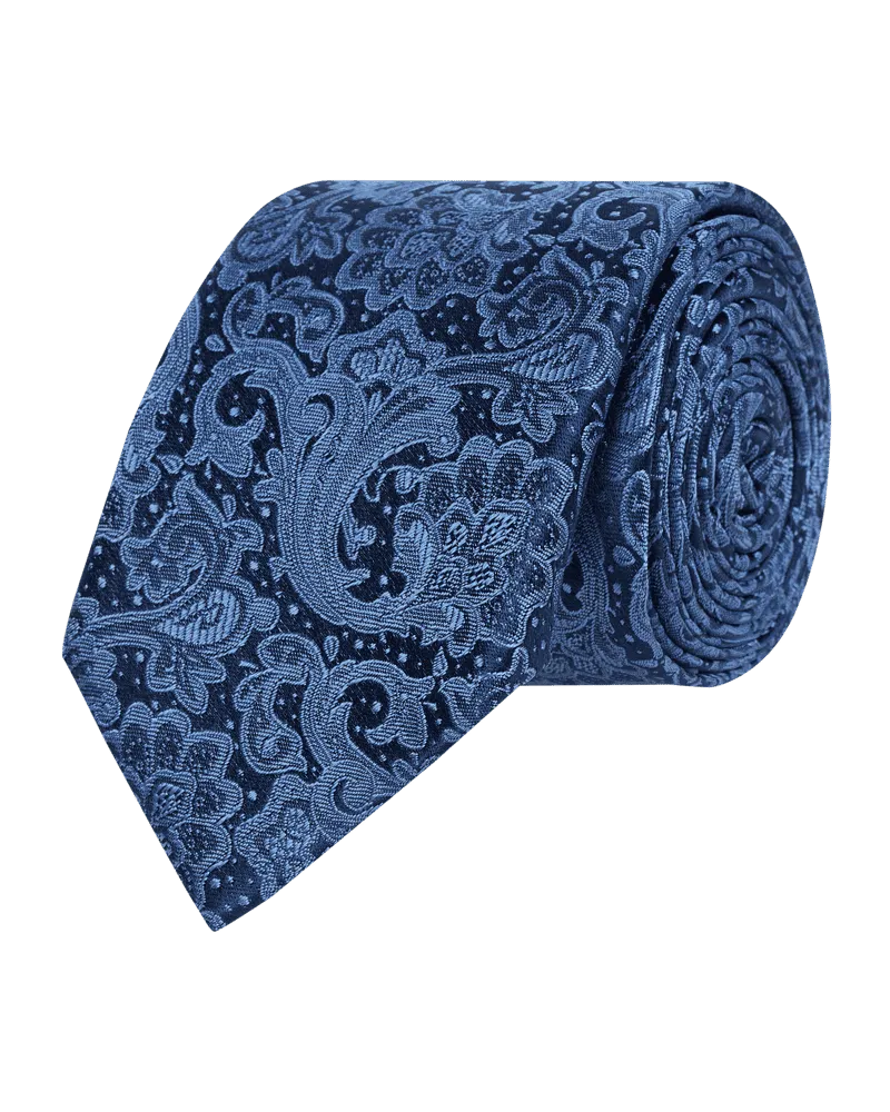 Monti Seidenkrawatte mit Paisley-Muster 