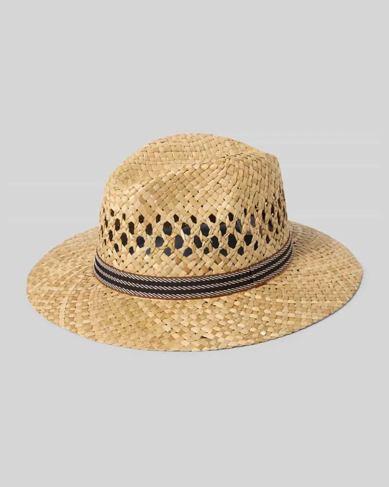 Müller Headwear Strohhut mit Lochmuster Beige