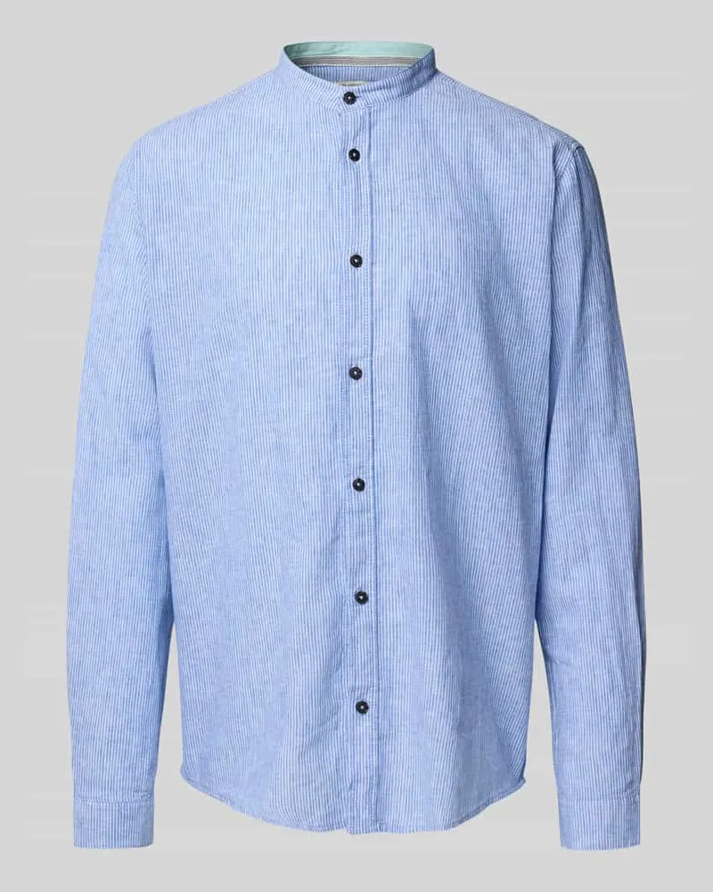 Tom Tailor Regular Fit Freizeithemd aus Leinen-Baumwoll-Mix 
