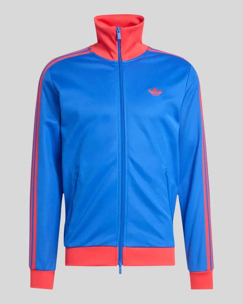 adidas Slim Fit Trainingsjacke mit Logo-Applikation Royal