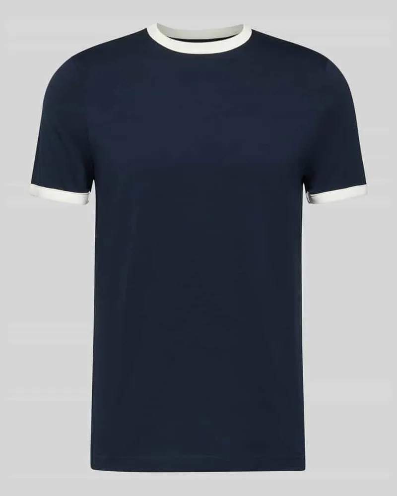 McNeal Slim Fit T-Shirt mit Rundhalsausschnitt Dunkelblau