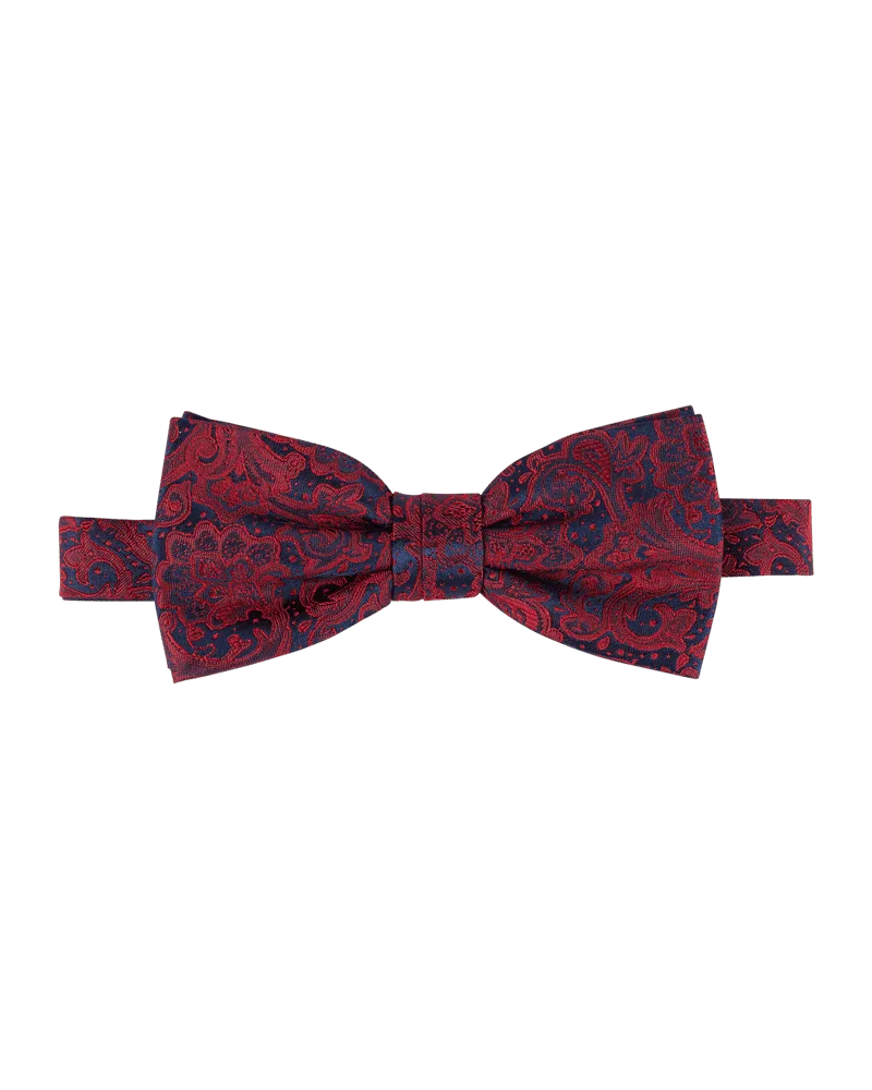 Monti Seidenfliege mit Paisley-Muster Modell 'Flavio Rot