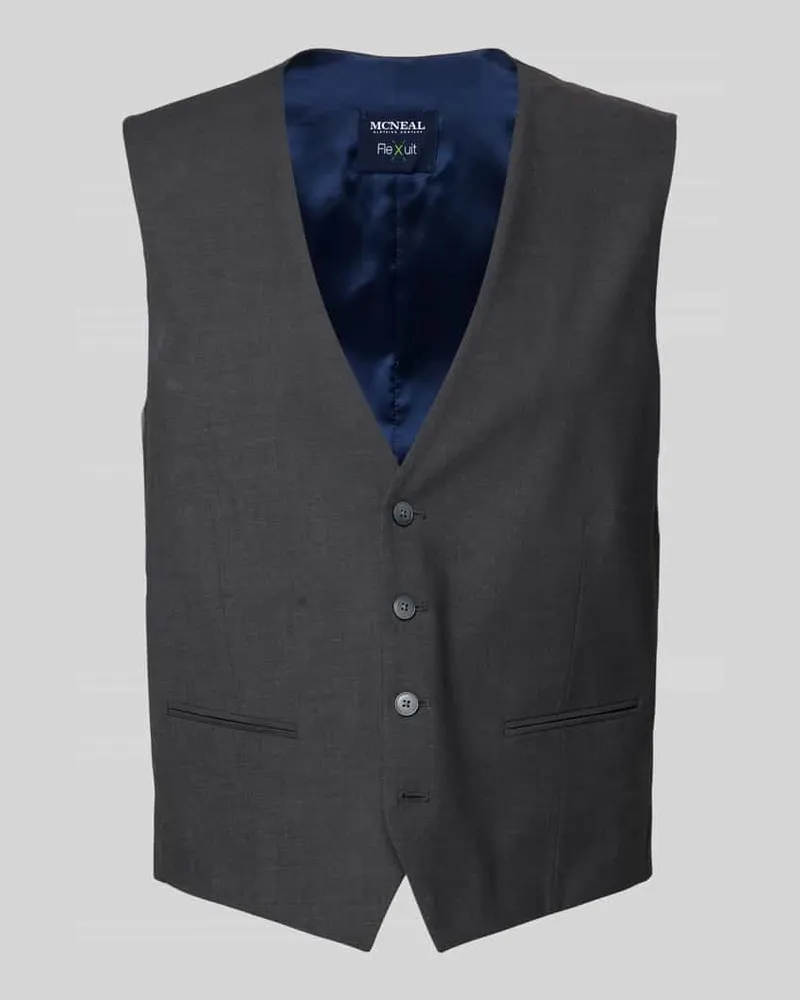 McNeal Slim Fit Weste mit Paspeltaschen 