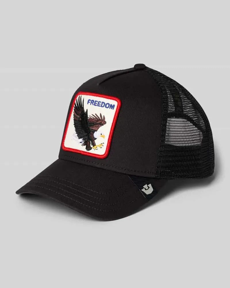 Goorin Bros. Trucker Cap mit Stitching Modell 'Freedom Eagle Anthrazit