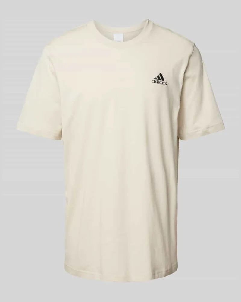 adidas T-Shirt mit Logo-Stitching 