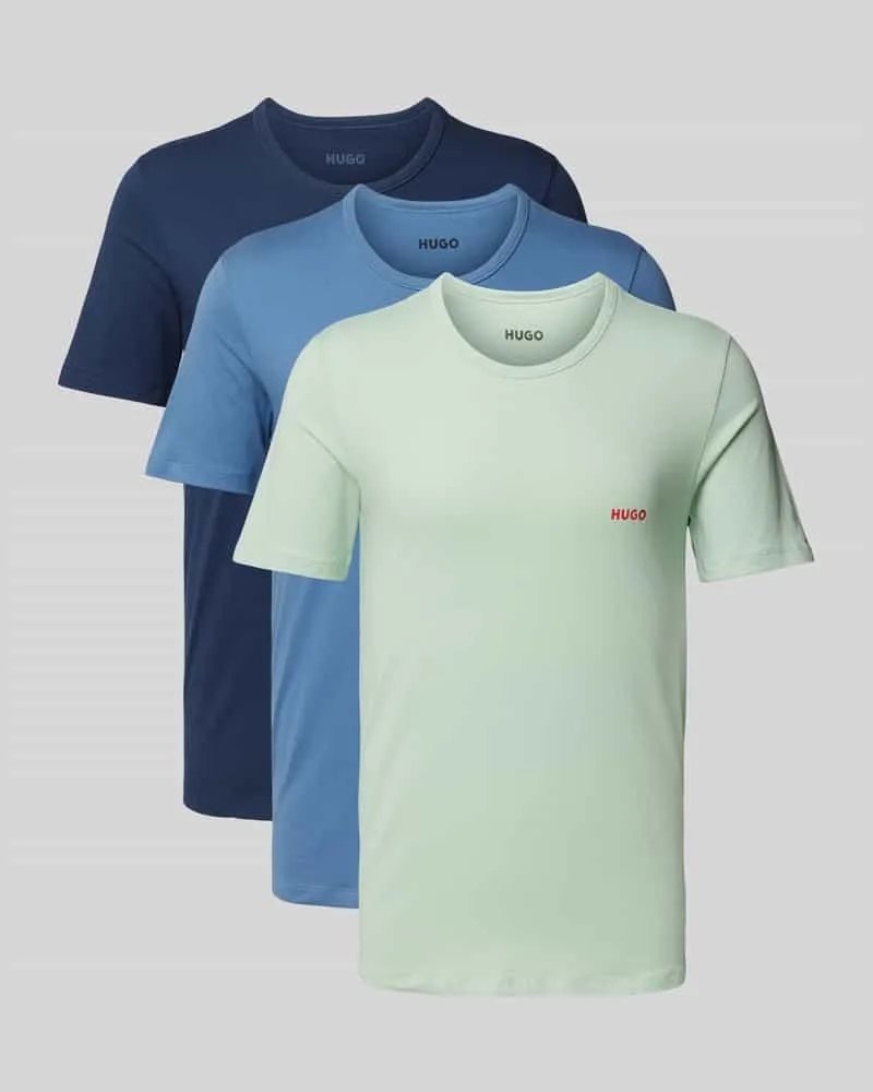 HUGO BOSS Regular Fit T-Shirt mit Rundhalsausschnitt im 3er-Pack 