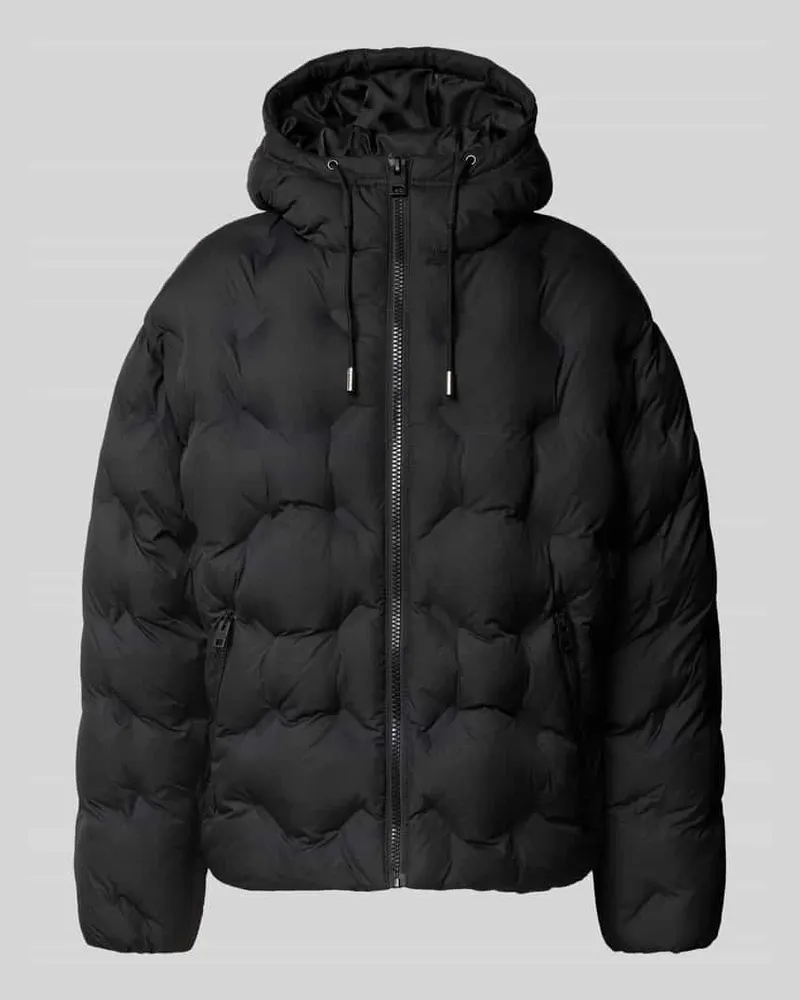 HUGO BOSS Regular Fit Steppjacke mit Rumftunnelzug Modell 'Barbo2641 Black