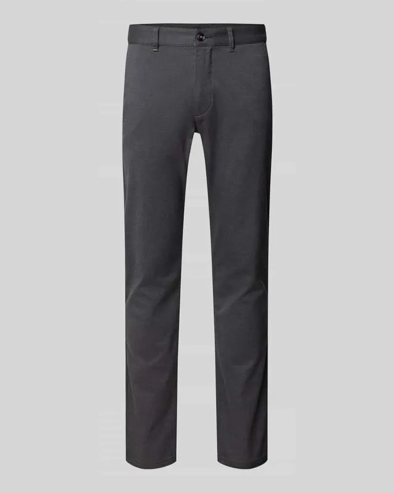 HUGO BOSS Slim Fit Chino aus Baumwoll-Mix Marine