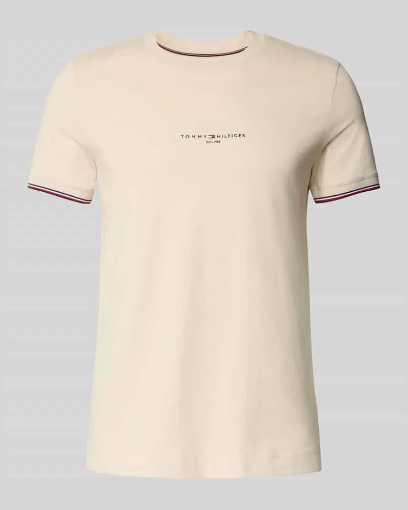 Tommy Hilfiger Slim Fit T-Shirt aus reiner Baumwolle 
