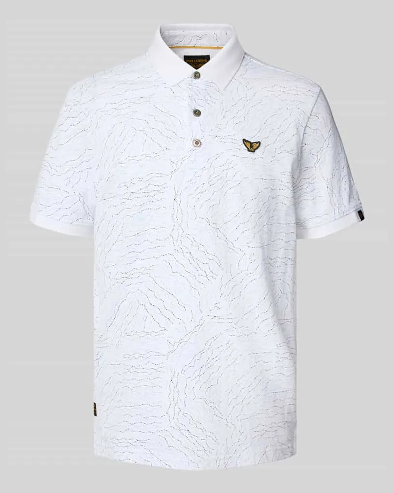 PME Legend Regular Fit Poloshirt aus reiner Baumwolle mit Label-Stitching 