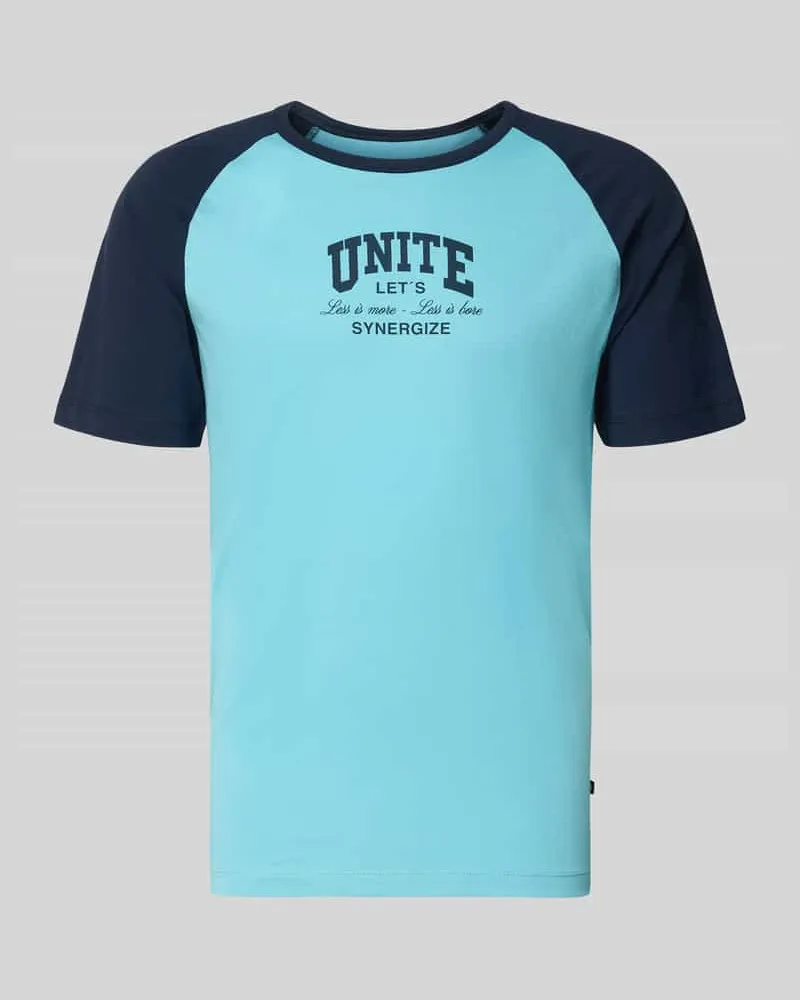 S.Oliver Regular Fit T-Shirt aus reiner Baumwolle Tuerkis