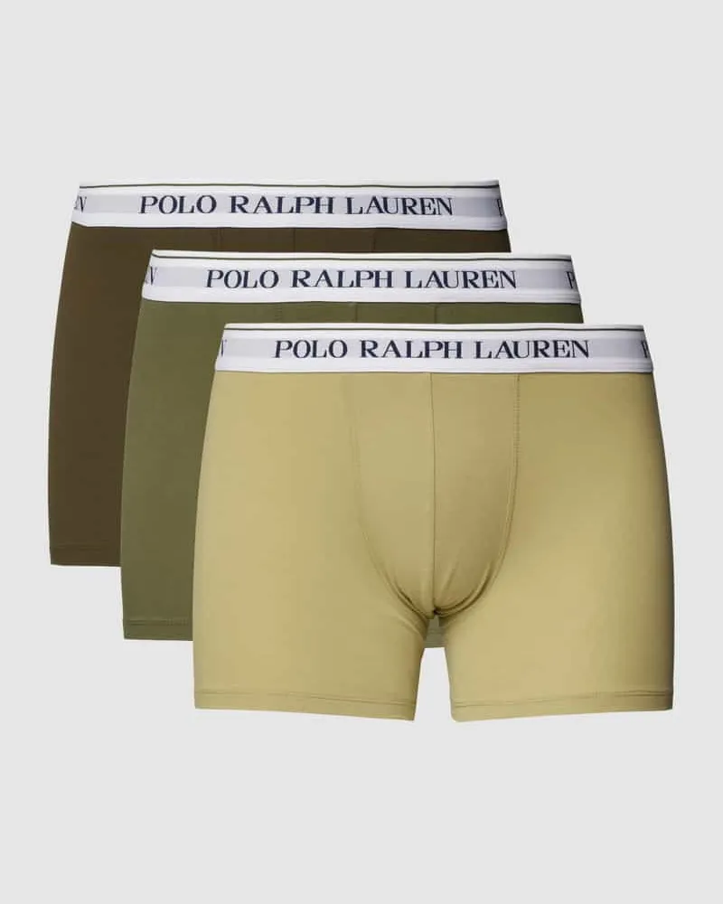 Ralph Lauren Trunks mit elastischem Logo-Bund im 3er-Pack 