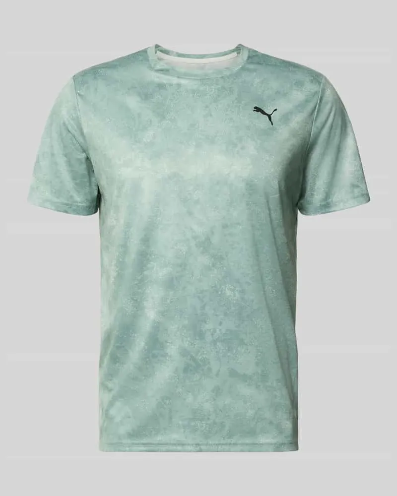 Puma Regular Fit Sport-T-Shirt mit Logo-Print Modell 'M TAD ESSENTIALS Mint