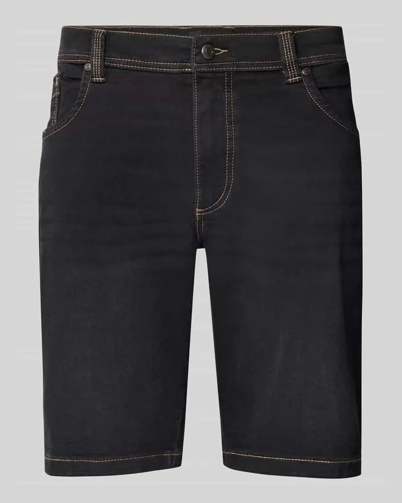 Bugatti Modern Fit Jeansshorts im 5-Pocket-Design 