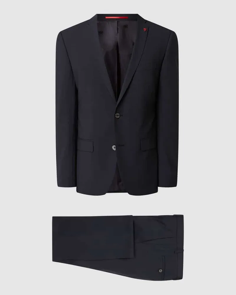 Roy Robson Slim Fit Anzug mit 2-Knopf-Sakko 