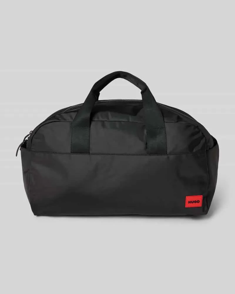 HUGO BOSS Weekender mit Label-Patch Modell 'ETHON Black