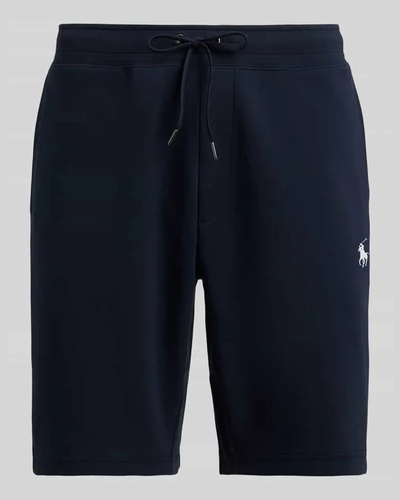 Ralph Lauren Regular Fit Sweatshorts aus Baumwoll-Mix mit Logo-Stitching Marine