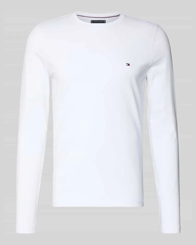 Tommy Hilfiger Slim Fit Langarmshirt aus Baumwoll-Mix 
