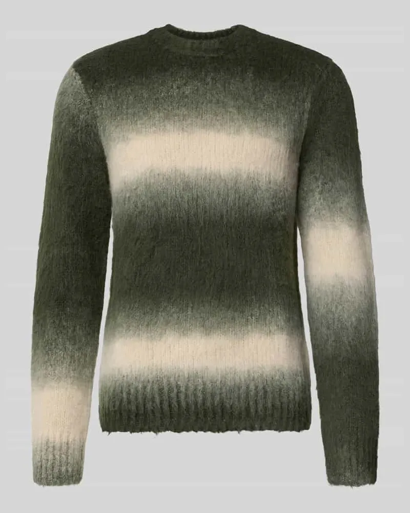 Samsøe & Samsøe Strickpullover mit gerippten Abschlüssen Modell 'FABIO Gruen