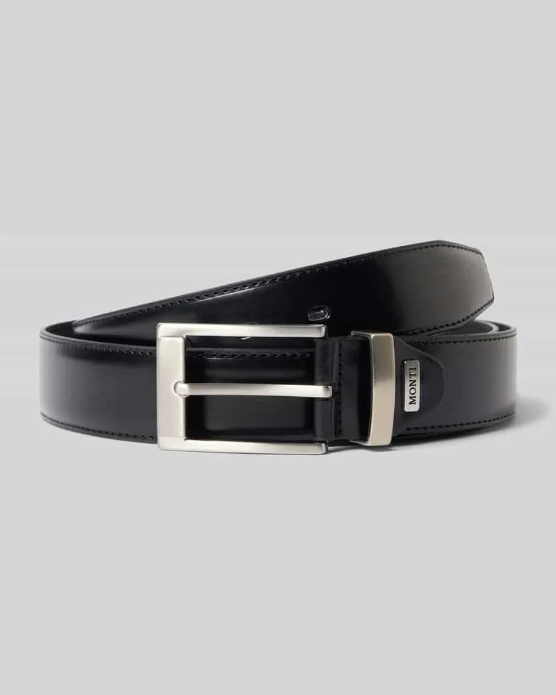 Monti Gürtel mit Dornschließe Modell 'GRAZ Black