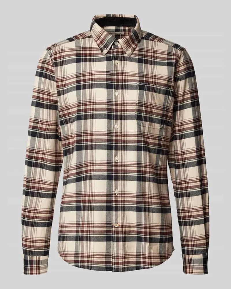 Barbour Tailored Fit Freizeithemd mit Button-Down-Kragen 