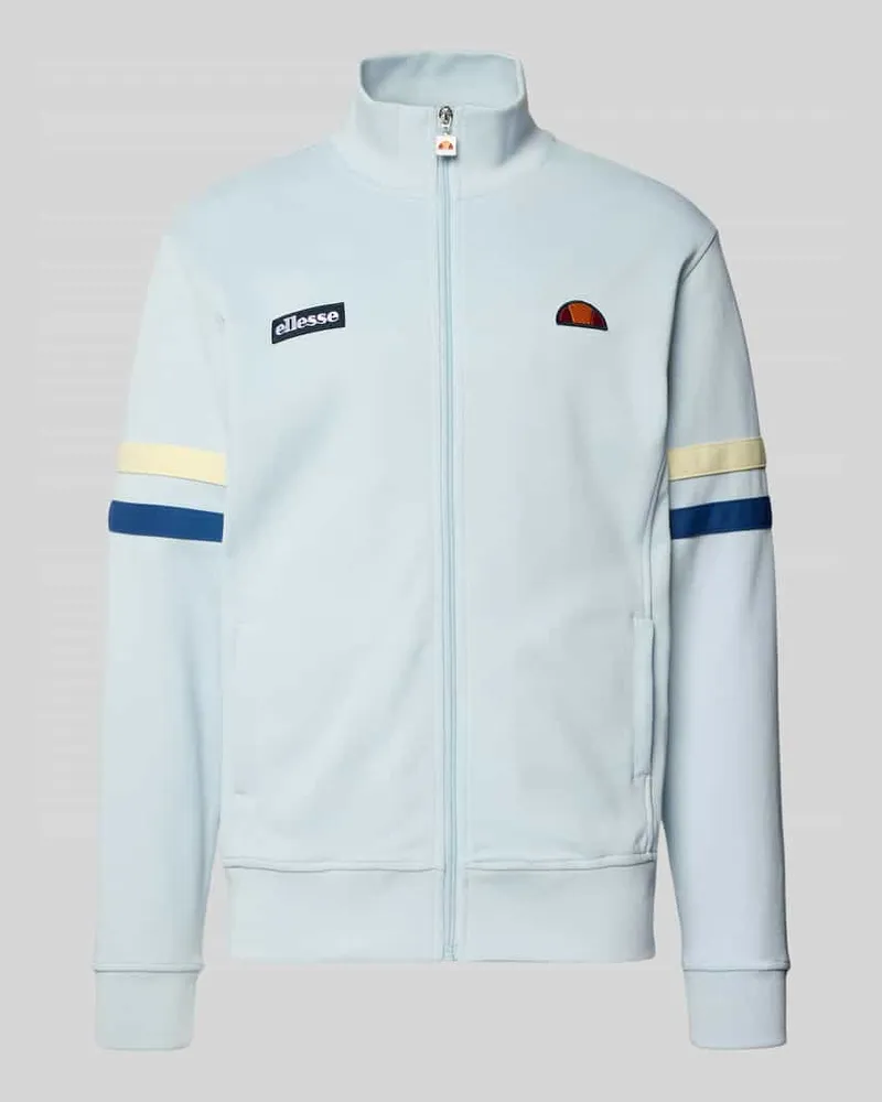 Ellesse Sweatjacke aus Baumwoll-Mix Modell 'ROMA Hellblau
