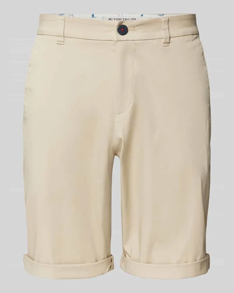 Tom Tailor Regular Fit Chinoshorts aus Baumwoll-Mix 