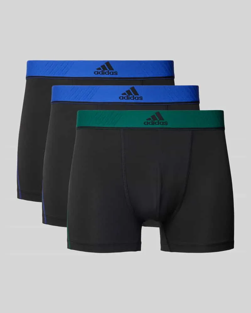 adidas Trunks mit elastischem Label-Bund im 2er-Pack 