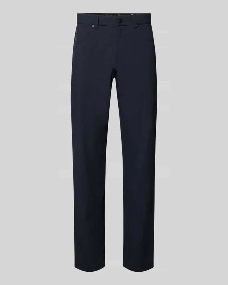 Christian Berg Comfort Fit Hose mit Eingrifftaschen Marine