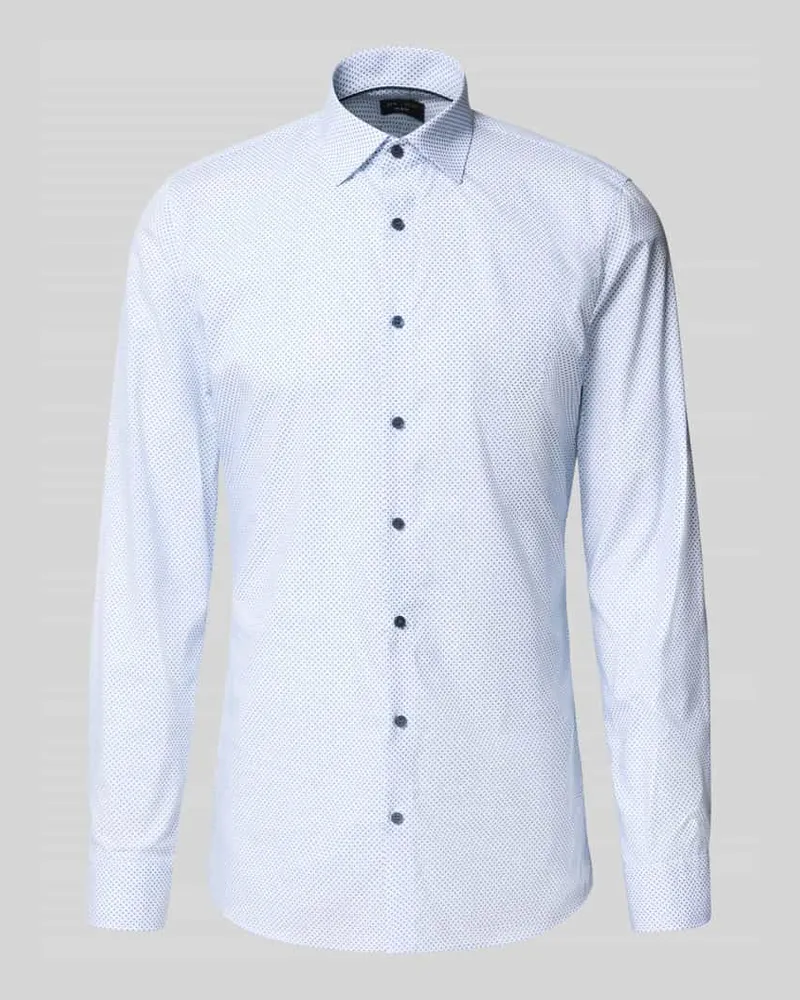 Olymp Super Slim Fit Business-Hemd mit Kentkragen 